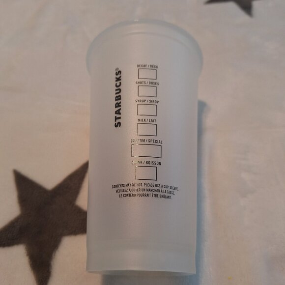 2013 Starbucks Halloween Reusable 16 oz Plastic No Lid Glow In The Dark Cup - Picture 2 of 5